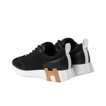 Hermès Bouncing Noir Blanc Étoupe Sneakers