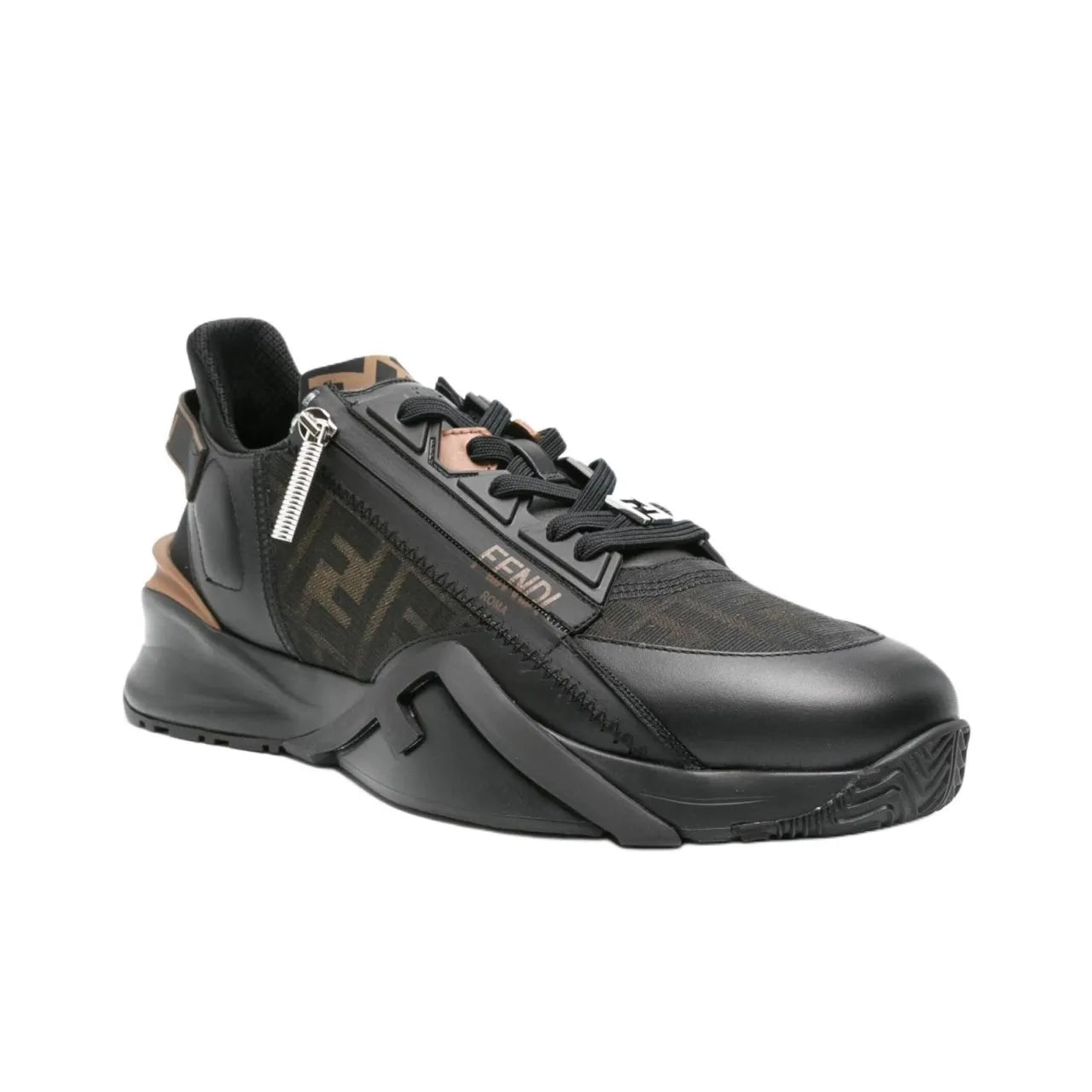 FENDI Flow Black Brown sneakers
