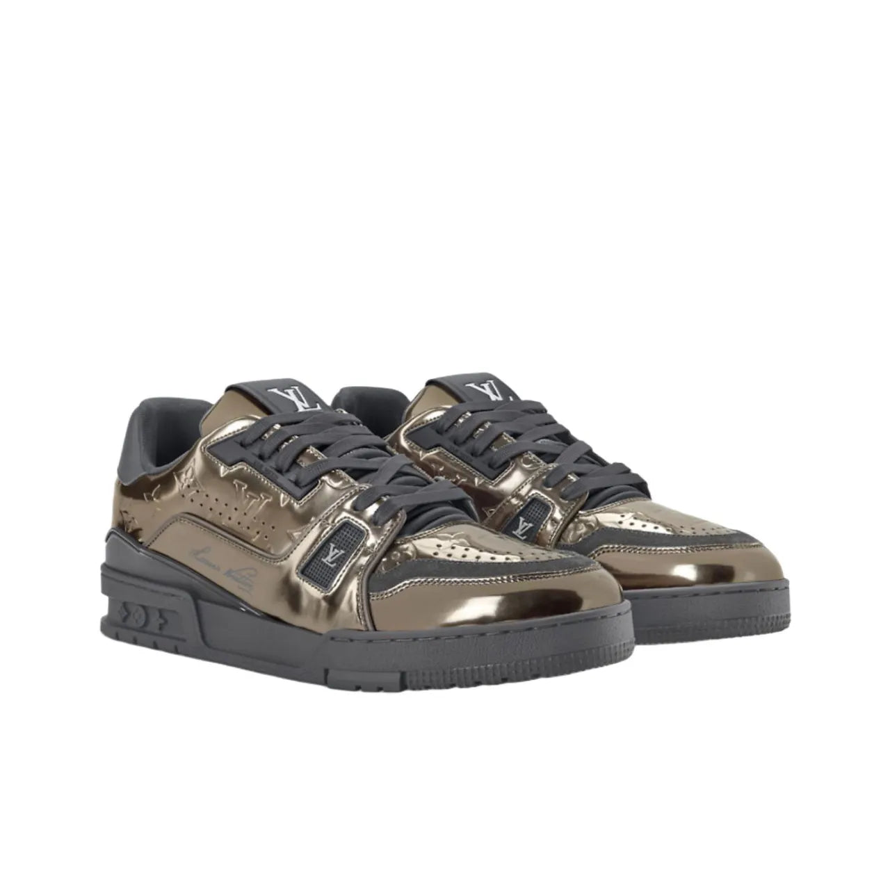 Louis Vuitton x LV Trainer #54 Signature Gold Black sneaker