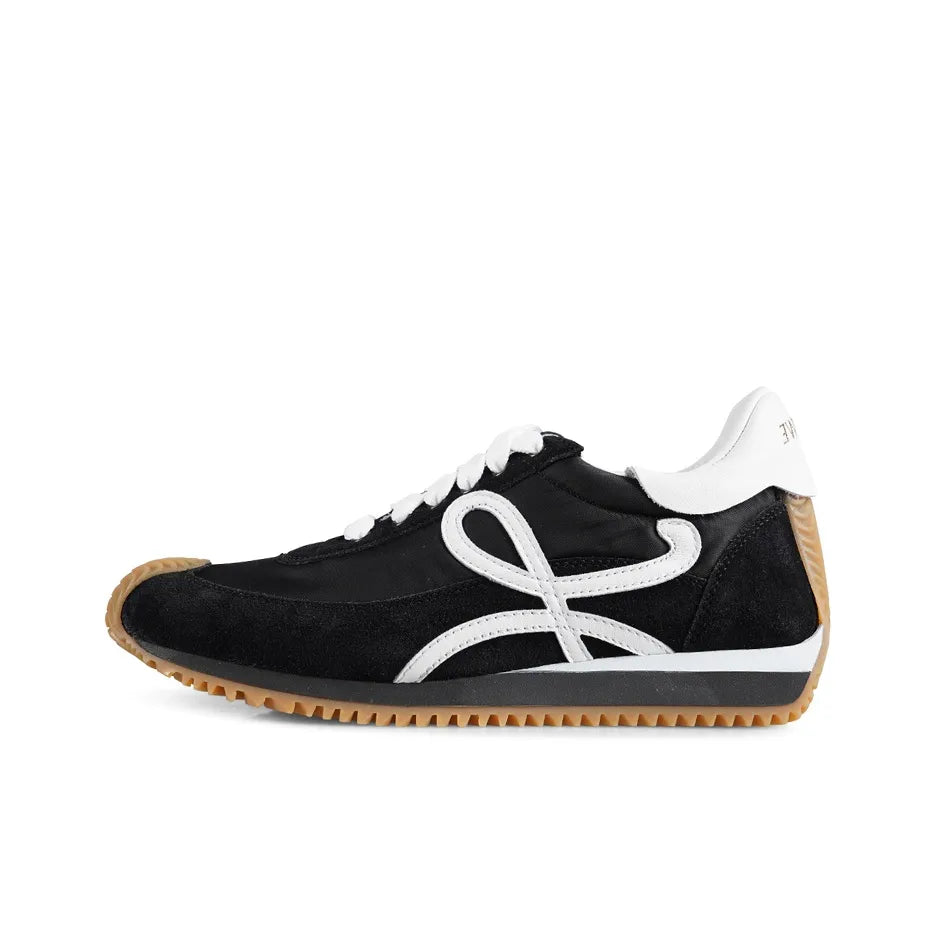 LOEWE Flow Runner Black White Athletic sneakers