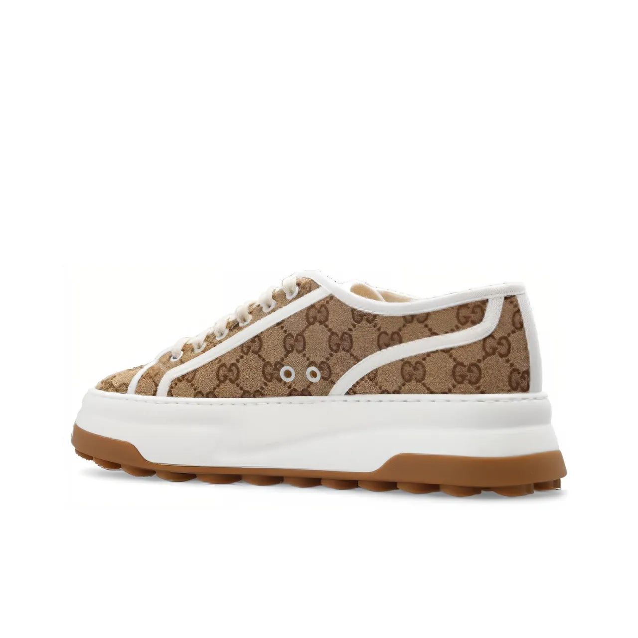 Gucci White Brown Sneakers