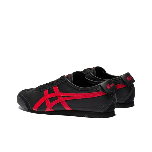 Onitsuka Tiger Mexico 66 Black Classic Red Sneakers