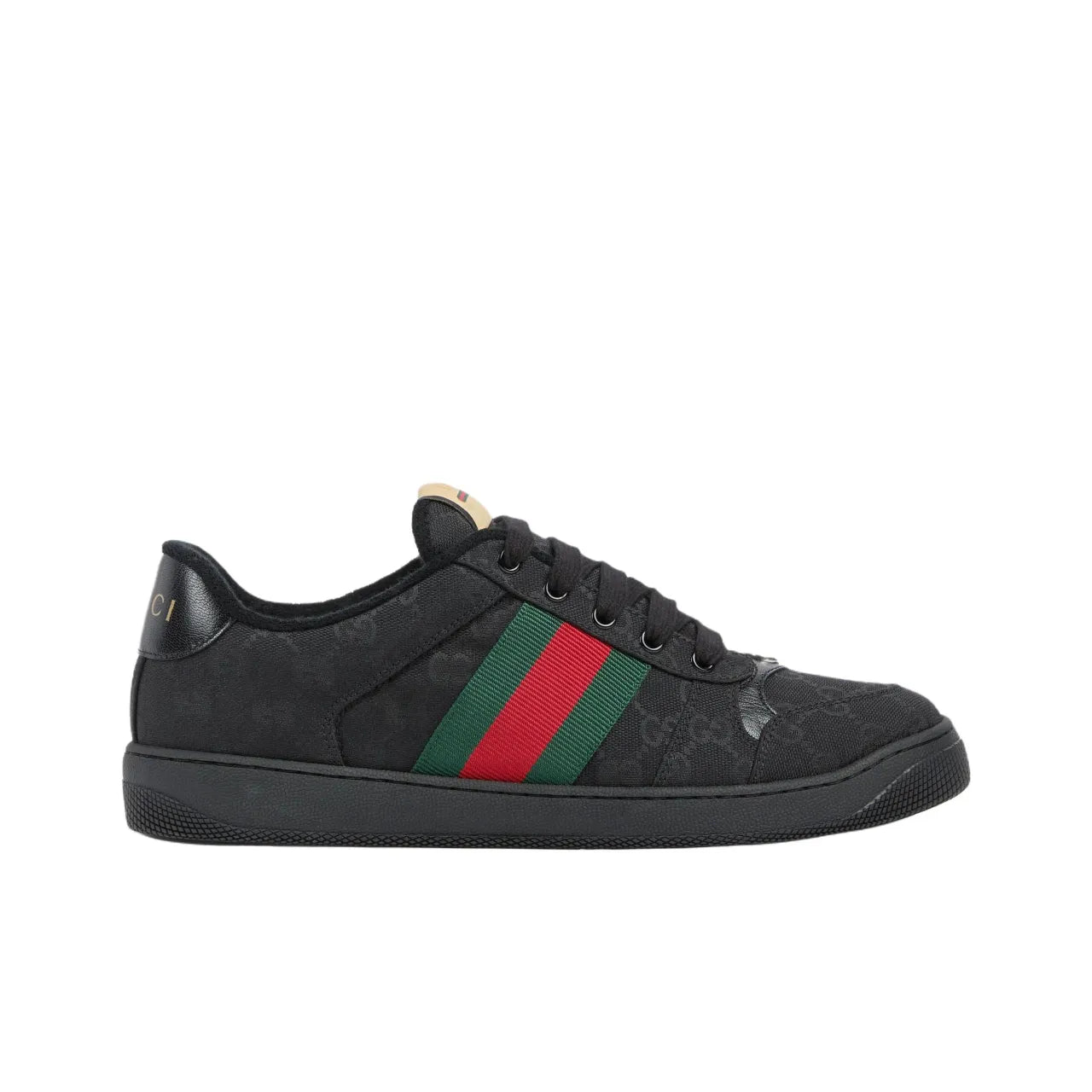 GUCCI Screener Black Low top Sneakers_Unique Store