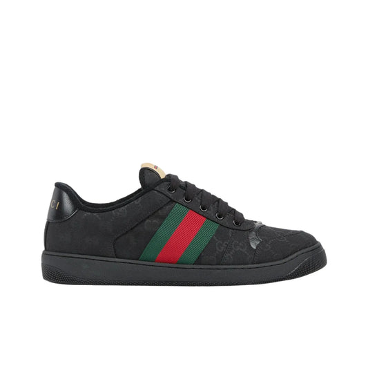 GUCCI Screener Black Low top Sneakers_Unique Store