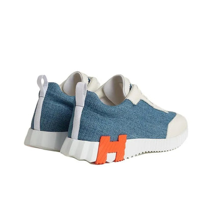 Hermès Bouncing Blue Blanc Orange Sneakers