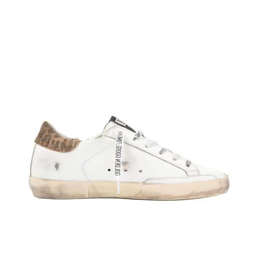 Golden Goose Femme Super-Star Purple Glitter Leopard Sneakers