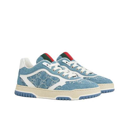 GUCCI RE Web Blue Sneakers
