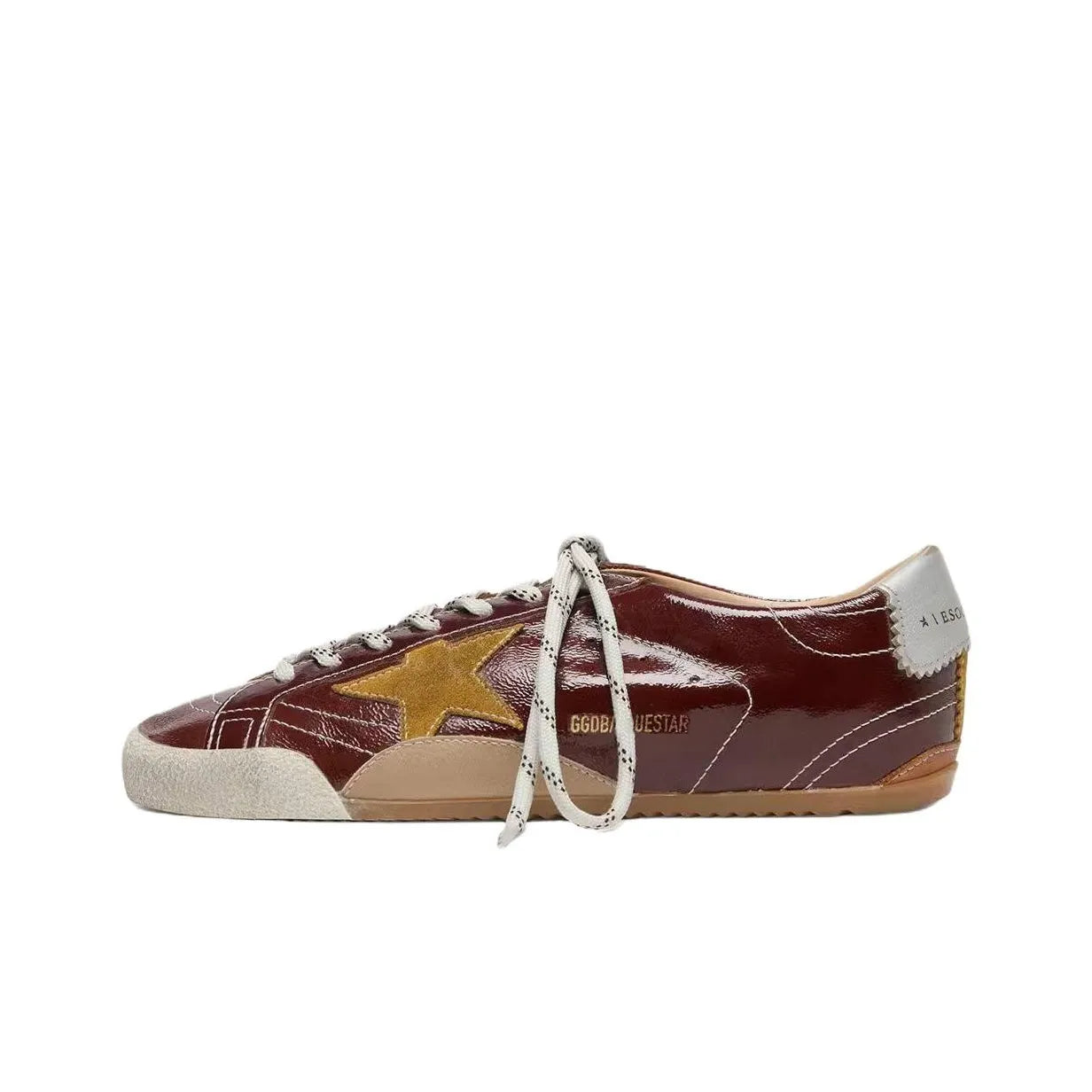 Golden Goose True Star Burgundy Sneakers
