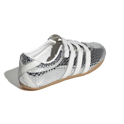 Adidas Tokyo Mary Jane Silver Snake White Sneakers