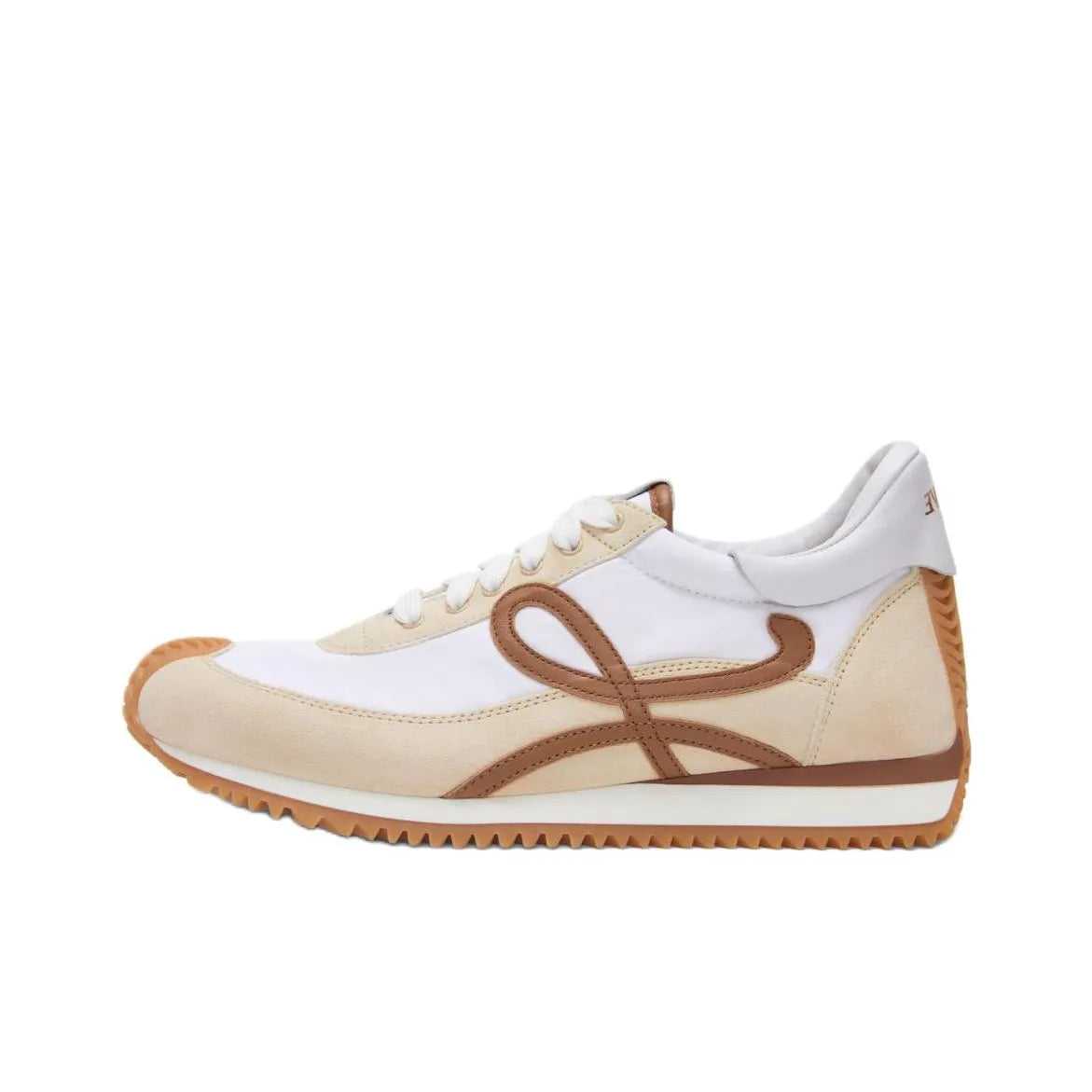 LOEWE Flow Runner Artificial Suede Beige sneakers