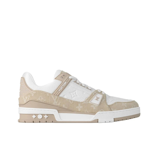 Louis Vuitton LV Monogram Beige Denim Sneaker