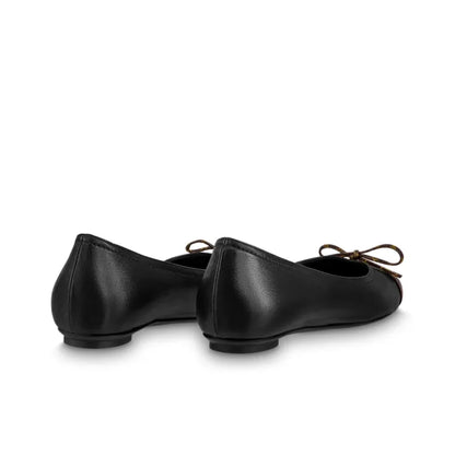 Louis Vuitton LV Popi Sheepskin Slip-On Ballet Slim Black
