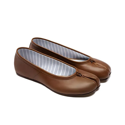 Maison Margiela Tabi Brwon Ballerina Flats