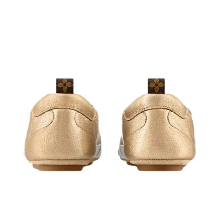 Louis Vuitton LV Sneakerina Gold White
