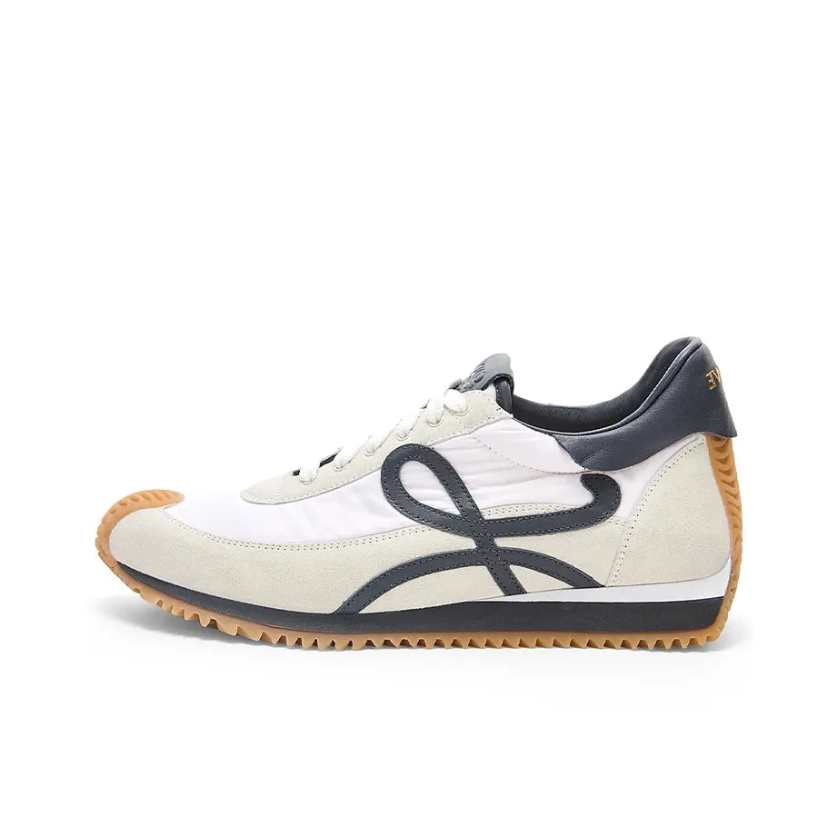 LOEWE Flow Runner White Navy Gray sneakers