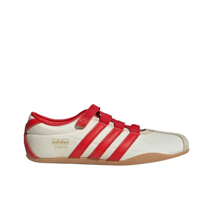 Adidas Tokyo Mary Jane White Red ballet flats