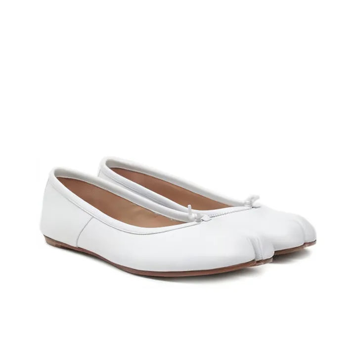 Maison Margiela Tabi White Ballerina Flats