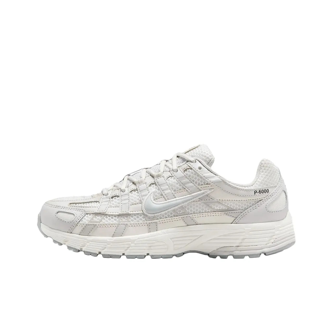 Nike P 6000 Abrasion Resistant White Sneakers