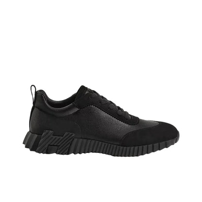 Hermès Bouncing Noir Leather Sneakers_Unique Store