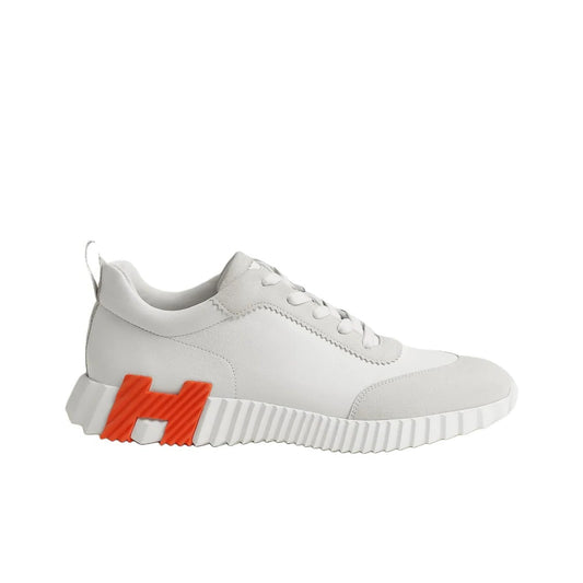 Hermès Bouncing Blanc Orange Sneakers_Unique Store