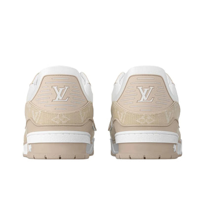 Louis Vuitton LV Monogram Beige Denim Sneaker