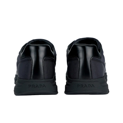 PRADA Prax 01 Leather Nylon Black Shoes
