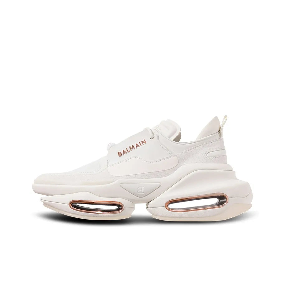 BALMAIN B Bold Sole White Sneakers