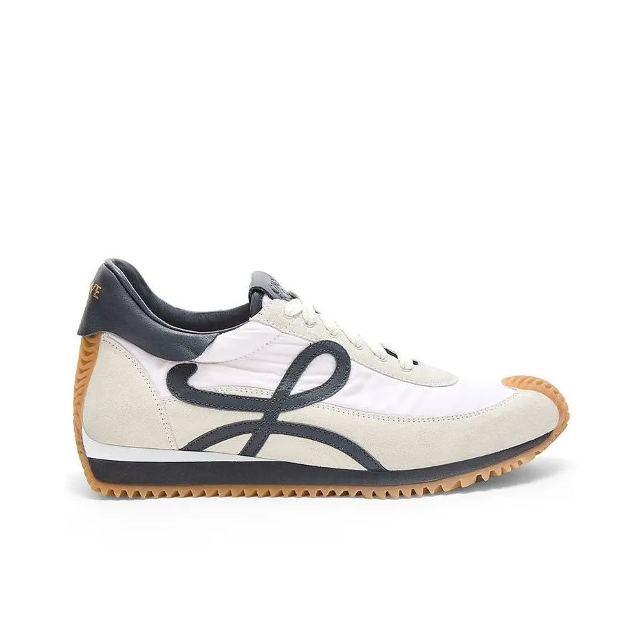 LOEWE Flow Runner White Navy Gray sneakers_Unique Store