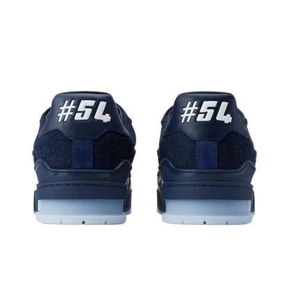 Louis Vuitton LV Blue Damier Denim Sneakers