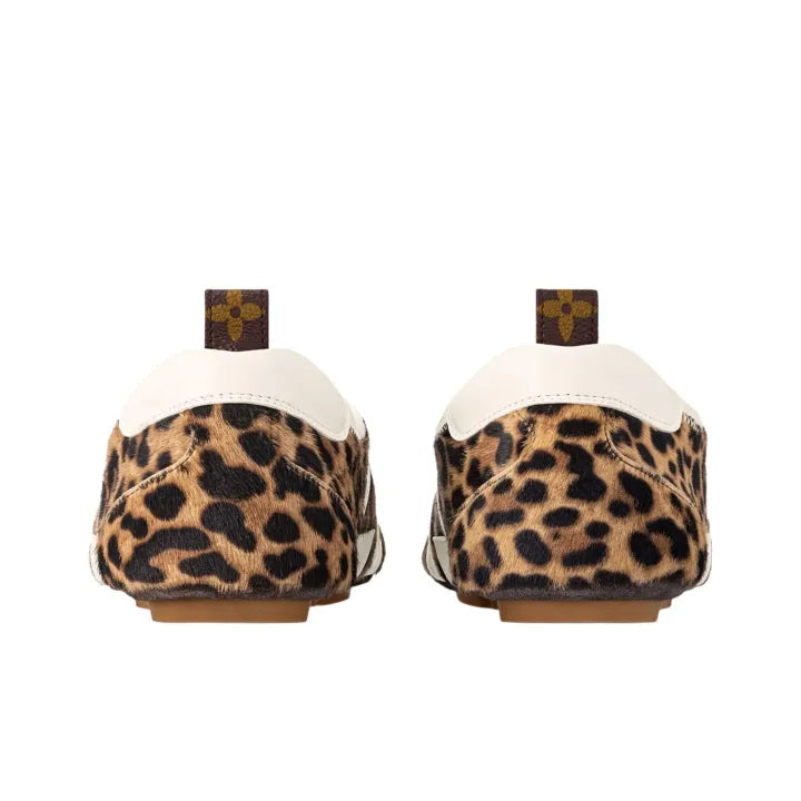 Louis Vuitton LV Sneakerina Leopard and White