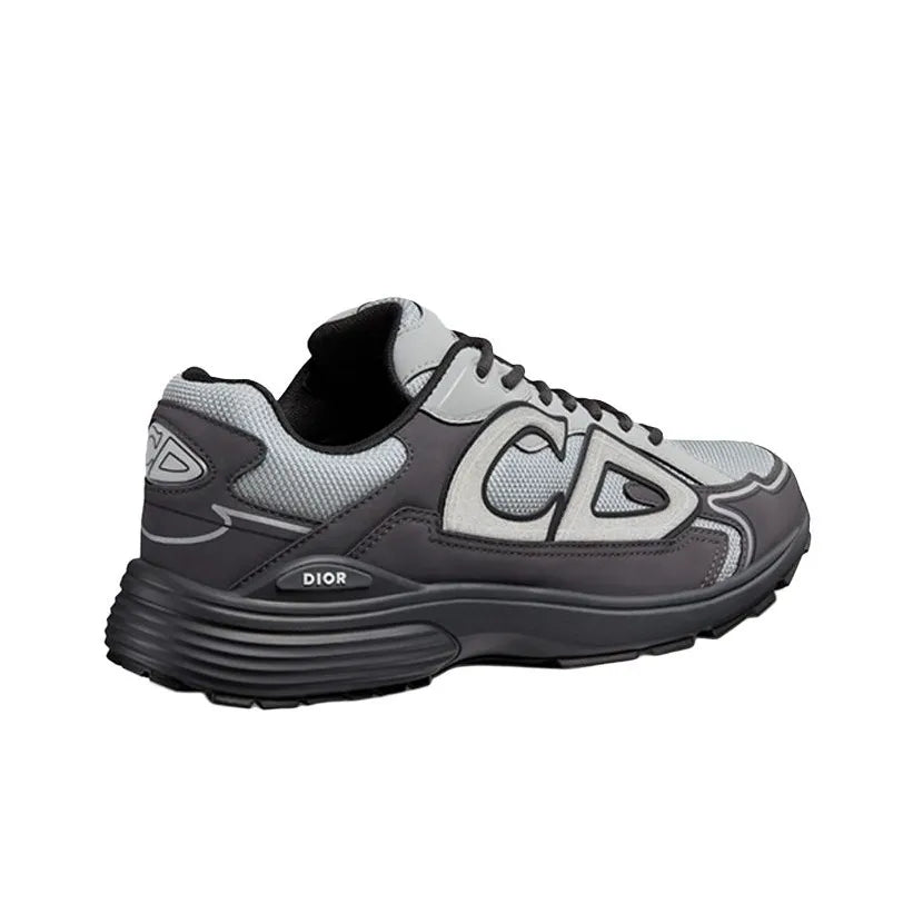 DIOR B30 CD Shoes Mesh Fabric Textile Gray Shoes