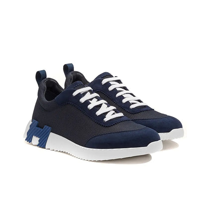 Hermès Bouncing  Bleu Marine Blanc Sneakers