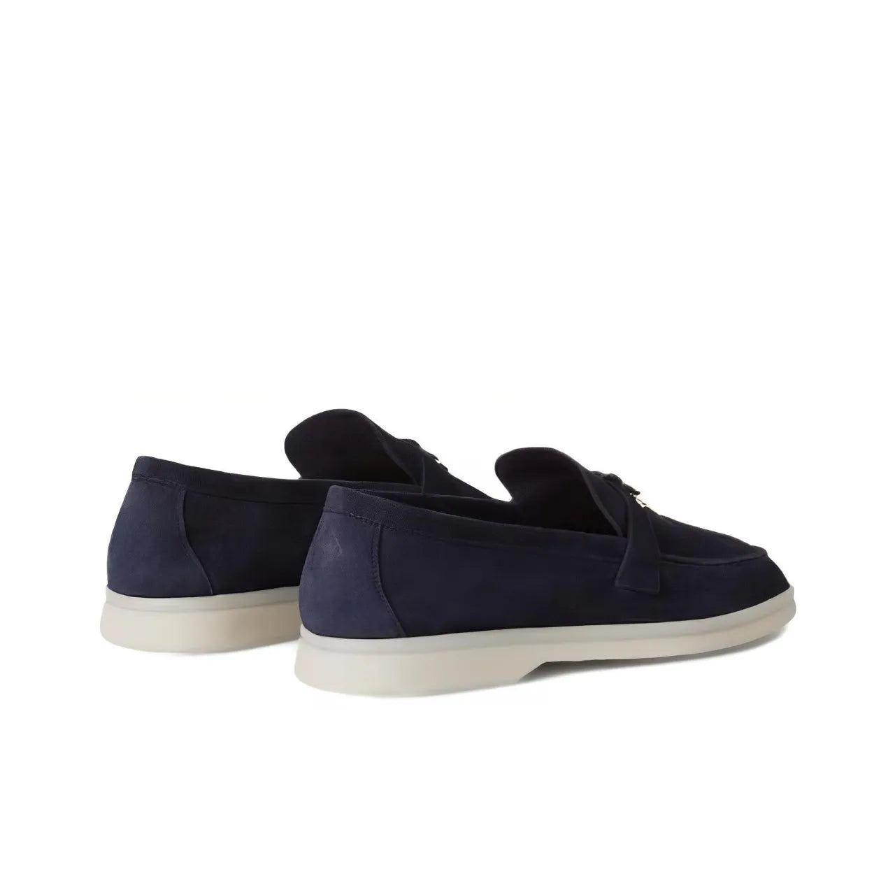 Loro Piana Summer Charms Walk Loafer True Dark Blue Suede