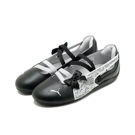 Puma Speedcat Ballet Lace Ribbon Black Sneakers