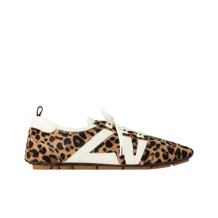 Louis Vuitton LV Sneakerina Leopard and White