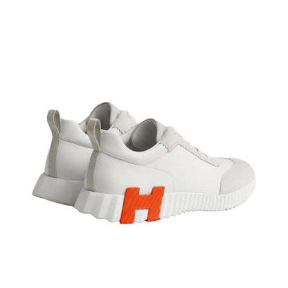 Hermès Bouncing Blanc Orange Sneakers