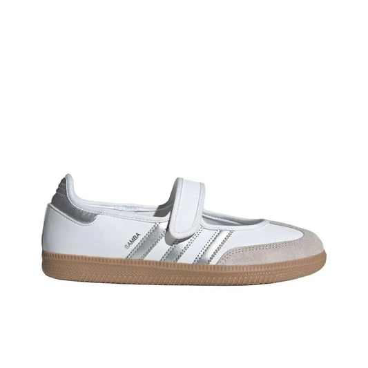 Adidas Samba Mary Jane White Sliver sneakers_Unique Store