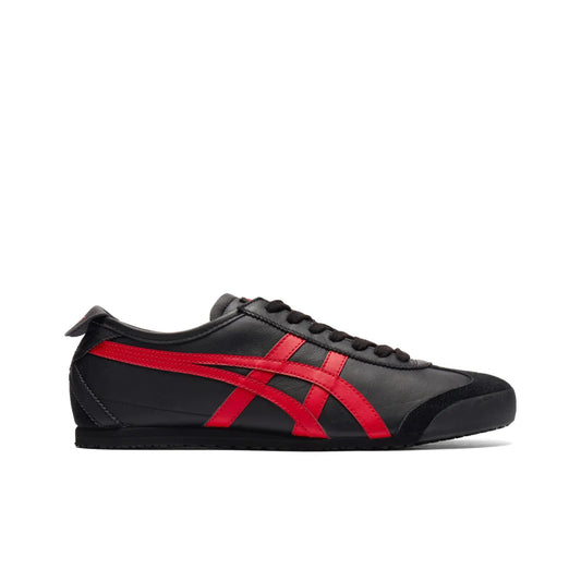 Onitsuka Tiger Mexico 66 Black Classic Red Sneakers