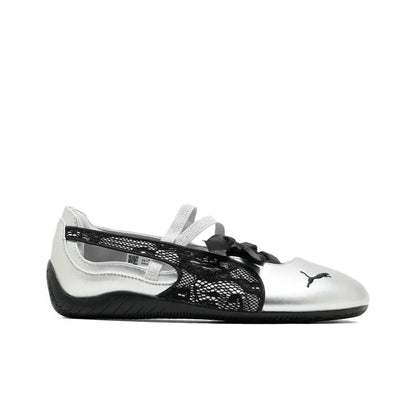 Puma Speedcat Ballet Lace Ribbon Sliver Sneakers