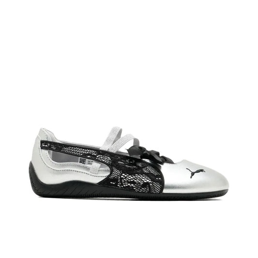 Puma Speedcat Ballet Lace Ribbon Sliver Sneakers