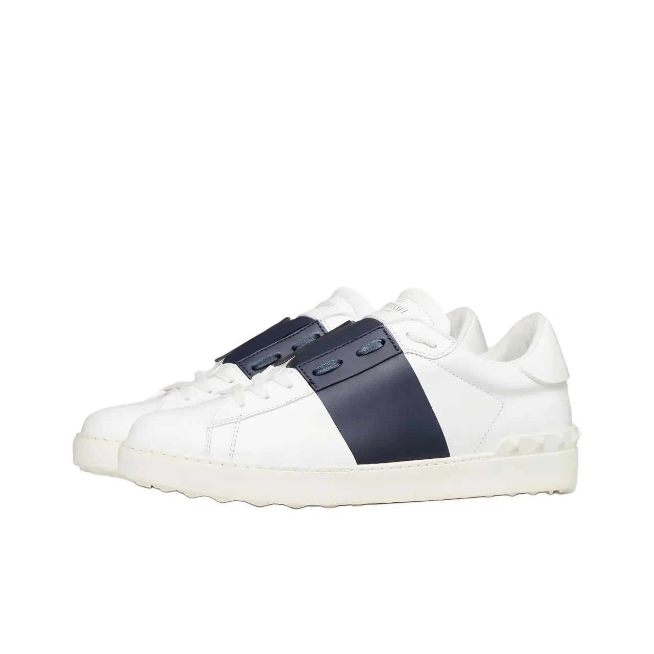 Valentino Garavani In Calfskin White Navy open sneakers