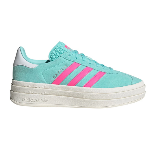 Adidas Gazelle Bold Flash Aqua Lucid Pink_Unique Store
