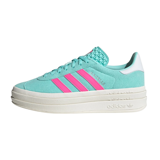 Adidas Gazelle Bold Flash Aqua Lucid Pink