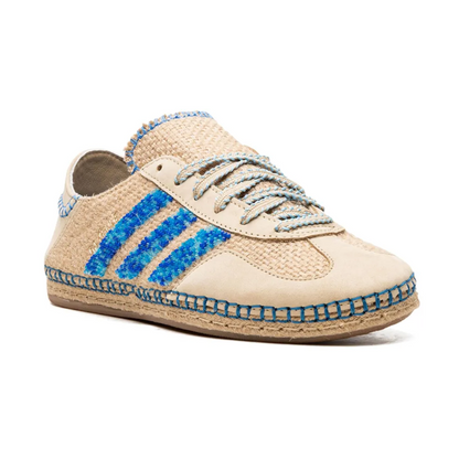 Adidas Gazelle Indoor Clot Linen Khaki Light Blue
