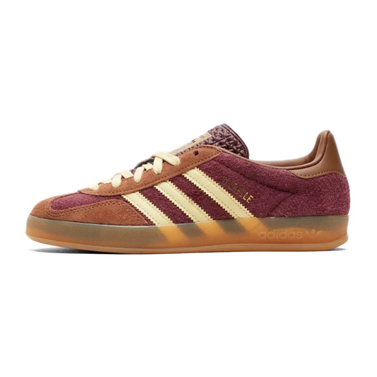 Adidas Gazelle Indoor Maroon Almost Yellow