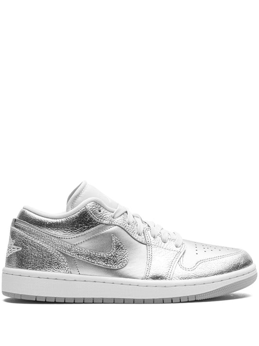 Air Jordan 1 Low SE Metallic Silver sneakers_Unique Store