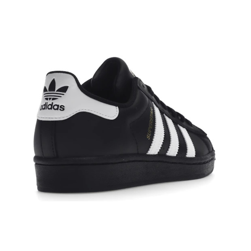 Adidas Superstar Core Black Cloud White Gold
