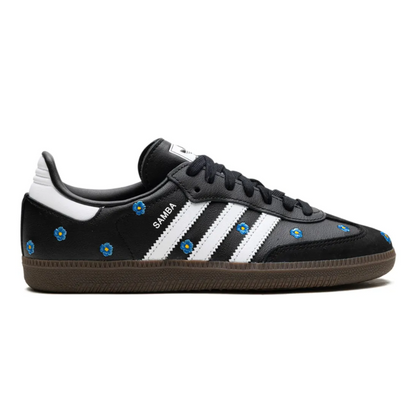 Adidas Samba Light Blue Floral Core Black_Unique Store