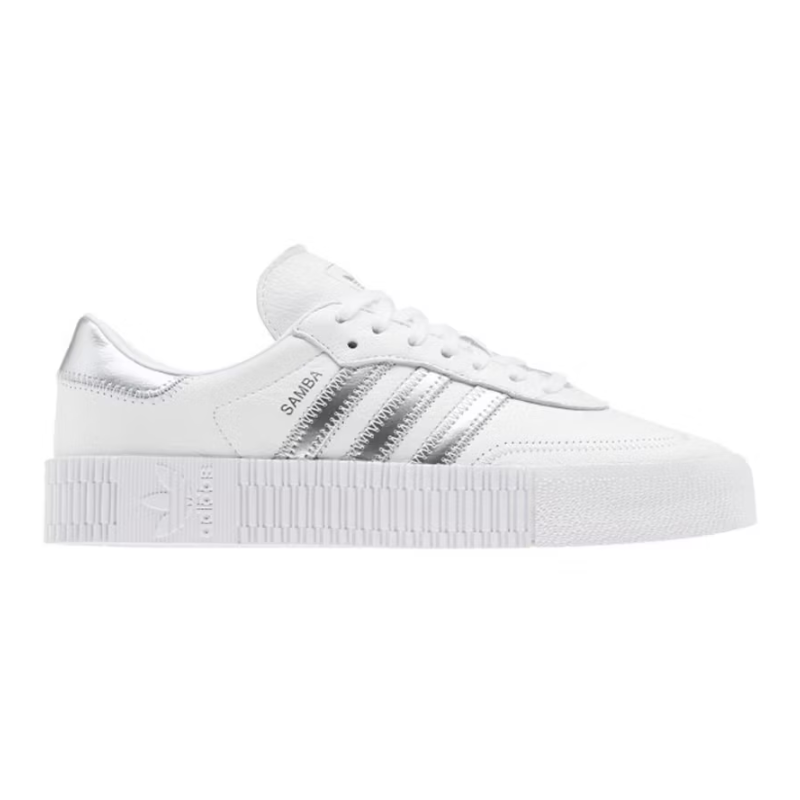 Adidas Sambarose White Sliver_Unique Store