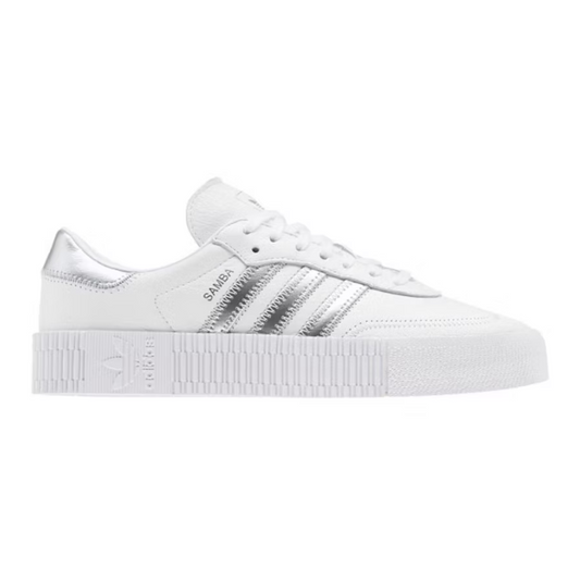 Adidas Sambarose White Sliver_Unique Store